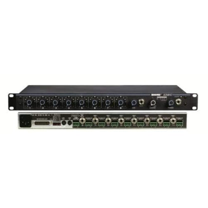 Shure SCM810 Eight Channel Automatic Microphone Mixer with IntelliMix, Adjustable EQ per Channel and 48V Phantom Power, Designed Specifically for Installed Sound Applications - style: SCM810