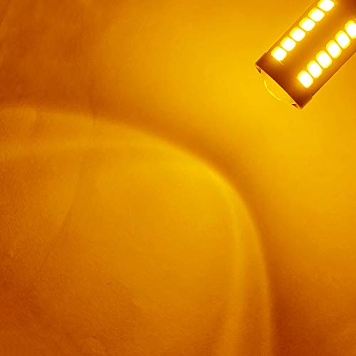 H8 H9 H11 LED Fog Light Bulbs DRL 2800 Lumens Xtreme Super Bright 5730 33-SMD 12V LED Bulbs Replacement for Cars, Trucks, 6000K Xenon Yellow - color: yellow