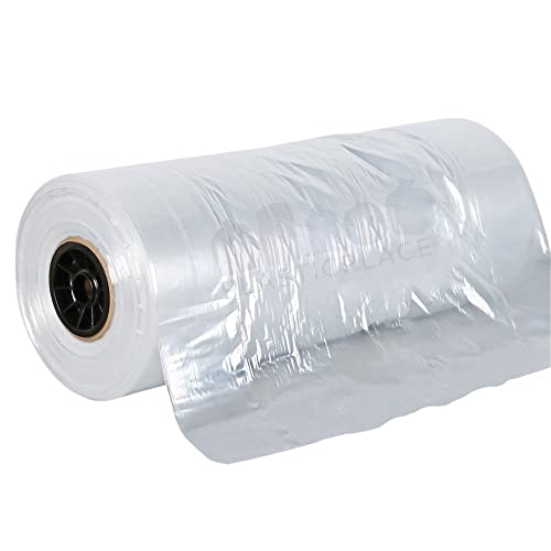 Plasticplace Clear Garment Bags - Pack of 432 Suit Bags Men Travel Clear Garment Bag Storage Ideal for Clothing Protection from Dust & Dirt Hanging Clothes Storage .65 Mil Dress Bag 21" x 7" x 40" - size: 21" x 7" x 40"