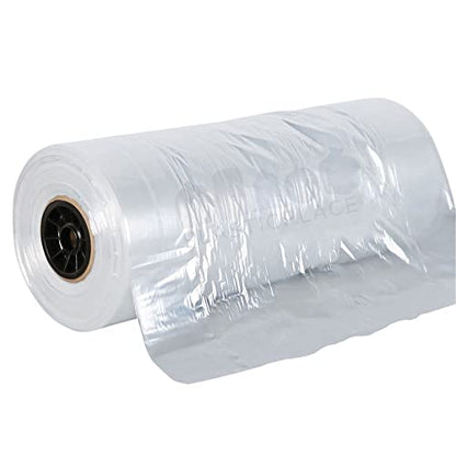 Plasticplace Clear Garment Bags - Pack of 432 Suit Bags Men Travel Clear Garment Bag Storage Ideal for Clothing Protection from Dust & Dirt Hanging Clothes Storage .65 Mil Dress Bag 21" x 7" x 40" - size: 21" x 7" x 40"