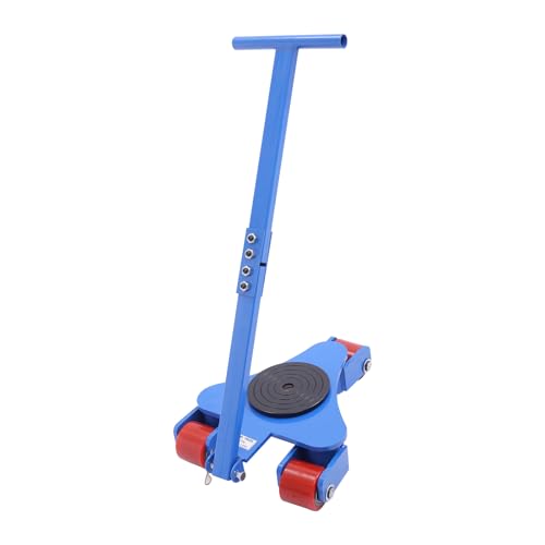 4409LBS Capacity Machine Skate Capacity, Heavy Duty Machinery Mover Dollies with 360° 3Swivel Rollers and Handle, Machinery Mover for Warehouse and Workshop
