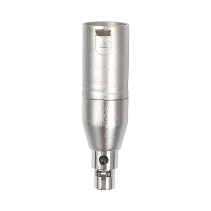 3pin XLR Male to 3pin mini Female Audio Adapter XLR Male Plug to Mini Female Jack Balanced Headphone Mic Connector for Headphones, Microphones, Audio bodypacks - color: 3Pin Mini XLR F To XLR M