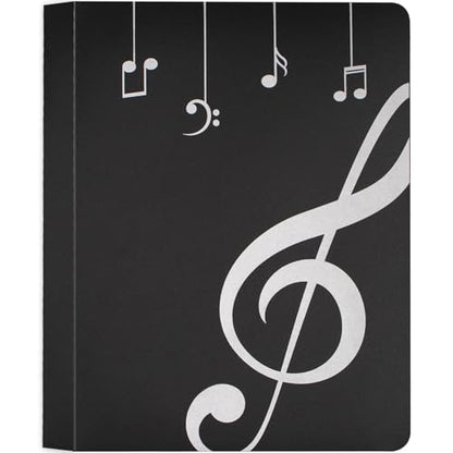 Music Folder Sheet Music Folders Binder Music Choral Storage Holder | Band Folder Blank Sheet Files Plastic A4 Size 40 Pockets - size: 1 Pack