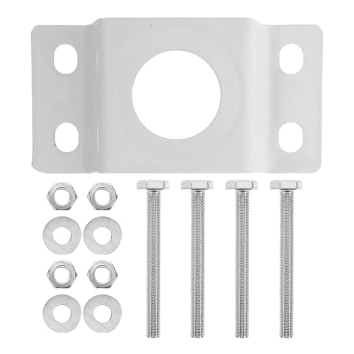Toddmomy Solar Light Pole Mounting Kit Street Light Bracket Accessories with 4 Screws Heavy Duty Fixture Bracket for Outdoor Post Accessories Easy Installation for Streets and Parks