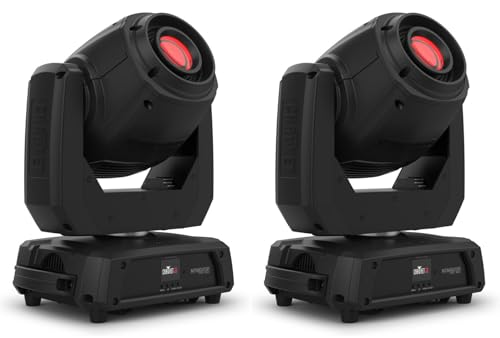 Audiosavings Bundle: (2) Chauvet DJ Intimidator Spot 360X Compact DMX LED Moving Head Light w/RF Receiver
