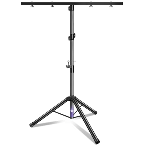 PPH-Sisy DJ Light Stand Heavy Duty Par Can Tripod T-Bar Stage Lights Stand Adjustable 39-100 Inch DJ Lighting Tripod Mount - size: 39-100 Inch