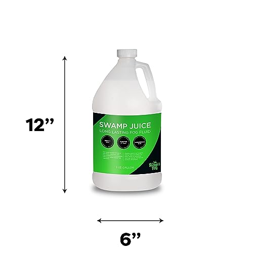 Froggy's Fog Swamp Juice and Freezin Fog Bundle, Ridiculously Long-Lasting Fog Fluid and Low-Lying Fog Fluid for Professional and Home Haunters, Theatrical Effects, and DJs, 2 Gallons