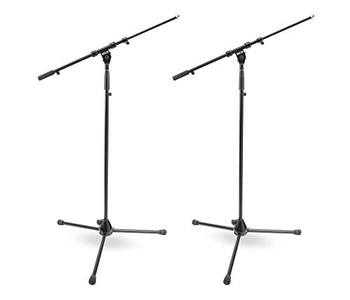 DR Pro Tripod Mic Stand with Telescoping Boom - 2 Pack