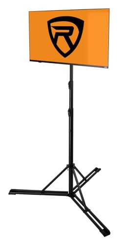 Rockville Acc-TV Speaker Pole Mount for TV Monitors, Up to 66 lbs, VESA | Universal VESA 75x75 to 400x400, 35mm Pole, Steel Construction, 3.1 lbs Portable, M6/M8 Hardware Included