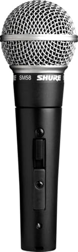 Shure SM58S Pro XLR Dynamic Vocal Microphone with On/Off Switch - style: SM58 with On/Off Switch