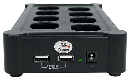 Audiosavings Bundle:(1) Chauvet D-Fi XLR Pack w/(3) Receivers+Charger Turns DMX Lights DMX Bundle with (1) Pair Rockville RPB3-BLACK Handheld Wireless Linking Portable Bluetooth Speakers (Items 3)