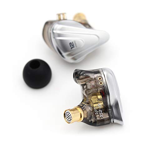 Linsoul KZ ZSX 5BA+1DD 6 Driver Hybrid in-Ear HiFi Earphones - color: Black, style: Without Mic
