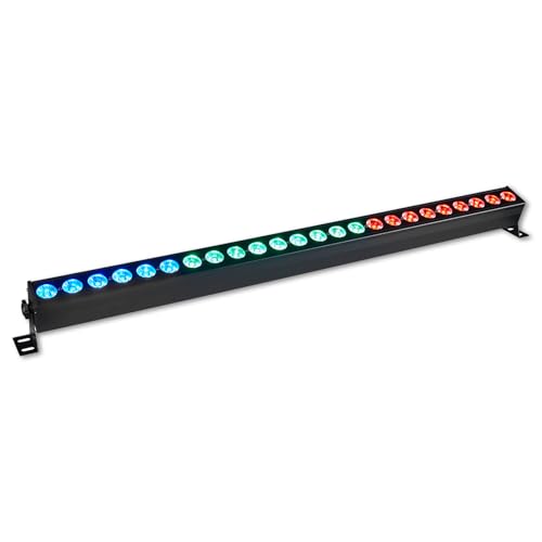 24 LED Stage Lights Bar 120W Professional Wall Wash Lights RGBW UV 6in1 DMX Light 12/50 CH 8-Zone Linear Fixture with 58 Auto Modes, Strobe & Sound Active for Party Club Disco Events Wedding Church - style: 6-in-1 LED