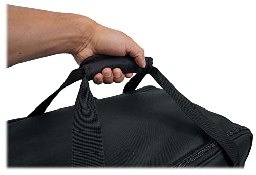 Rockville TB8 Padded Speaker Bag Carry Case For 8" DJ PA Speakers+Stand | Stand Holder Pocket, Interior Buckle Straps, Thick Foam Padding, Rain/Splash Resistant, Dual YKK Zippers, Dual Handles - style: 8 - Inches