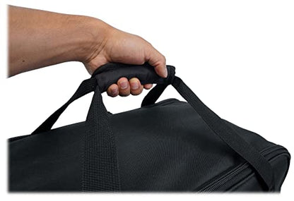 Rockville TB8 Padded Speaker Bag Carry Case For 8" DJ PA Speakers+Stand | Stand Holder Pocket, Interior Buckle Straps, Thick Foam Padding, Rain/Splash Resistant, Dual YKK Zippers, Dual Handles - style: 8 - Inches