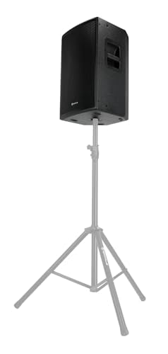 Rockville PLX12 12" Powered PA Speaker, 3000W Peak / 750W RMS, Plywood, DSP | Enclosure, Bluetooth 5.2 TWS, 2 XLR/TRS Inputs, AUX, XLR Output, Wedge Monitor, Pole Mount, 127dB SPL, Class D, 12 Fly Points