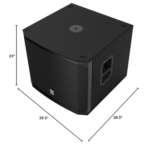 Electro-Voice EKX-18SP Powered 18" Subwoofer with US Power Cord Bundle Padded Cover for EKX-18S/18SP