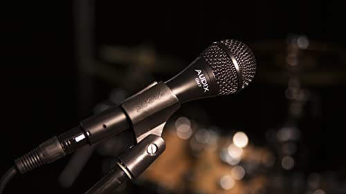 AUDIX OM7 Hypercardioid Handheld Dynamic Vocal Microphone for Stage Singers - Black