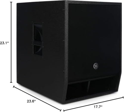 Yamaha DXS15XLF 15-inch 1600W Powered Subwoofer - color: Black, size: DXS15XLF, style: Powered Subwoofer