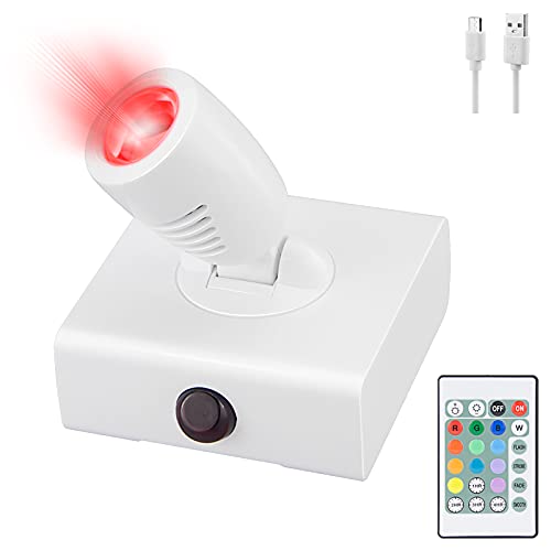 LED Spotlight, Wireless Picture Lights, 12 Colors Changing Accent Artwork Lighting, Picture Light for Paintings, Indoor Closet Lights, Puck Lights with Remote, Display Lights-1Pack - size: 1Pack