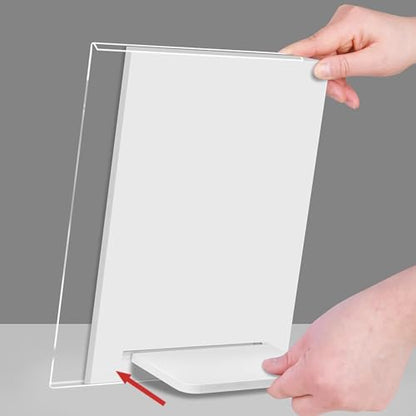 Acrylic Sign Holder L Shape (Horizontal A3 420×297mm/16.54×11.69inches) - color: Horizontal A3 420×297mm/16.54×11.69inches