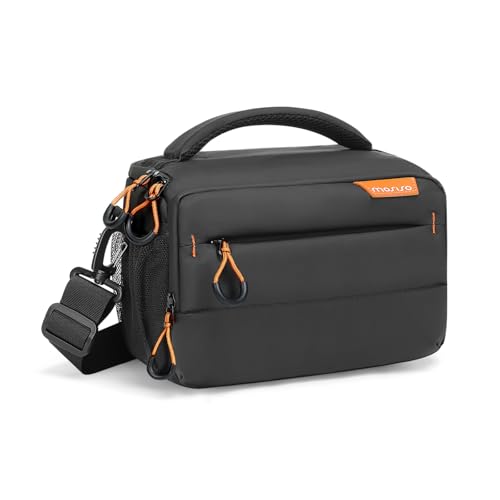 MOSISO Small Camera Bag for Photographers, Camera Shoulder Bags, Black - color: Black