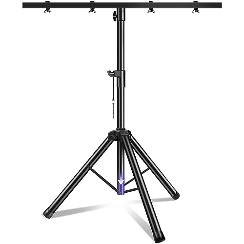PPH-Sisy DJ Light Stand Heavy Duty Par Can Tripod T-Bar Stage Lights Stand Adjustable 39-70 Inch DJ Lighting Tripod Mount - size: 39-70 Inch