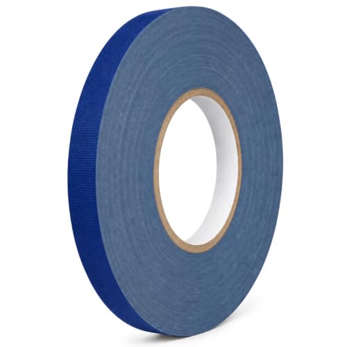 GGR Supplies CGT-80 Gaffers Stage Tape, Dark Blue, 3/4 in x 60 yd, 1-Pack | 12 Mil Low-Gloss Cloth, Clean Removal from Most Surfaces, Water and Abrasion Resistant, Cable Management, Film, Photography - color: Dark Blue, size: 3/4 in. (Pack of 1)
