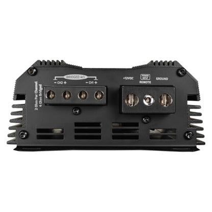 PRV Audio MDX2000.2 2 Ohm Mini 2 Channel Car Audio Amplifier 2X 1000 Watts RMS at 2 Ohm - Bridged 1CH 2000 Watt at 4 Ohm for Powersports, Motorcycles, ATV, for High Power Stereo Speaker Systems