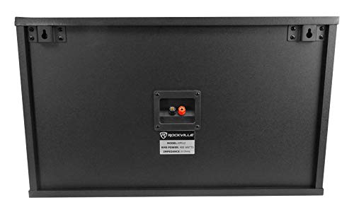 Rockville KPS12 12" 3-Way Karaoke Speaker Pair Bundle with RVCS2 Stands | 1600W Peak / 400W RMS Each, 8 Ohm, 2 Crank-Up Stands with Carry Bags, 2 RVSSA1 Pole Adapters, Wall Brackets, DJ PA, 6-Items