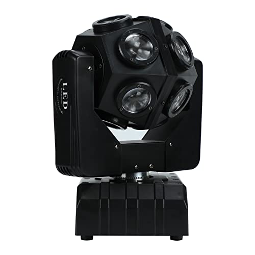 DJ Lighting Lamp Stage Light Party Lights 12x12w RGBW 4 in 1 Football Led Beam Moving Head Dj Disco Stage Wash Light Dmx512 13/15 Channels Effect Lighting for KTV Disco Party Wedding Concert