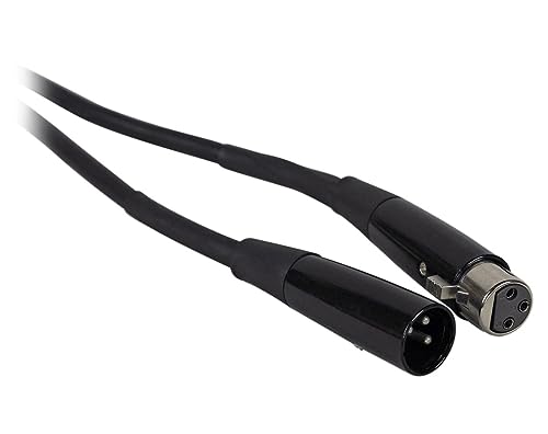 Rockville RDX3M10 8-Pack 10' 3-Pin DMX Cable, Female to Male, 100% OFC | Copper Conductors, Nickel Plated, 120 Ohm, XLR Connectors, Strain Relief, Hi-Density Braided Shield, EMI/RFI Rejection