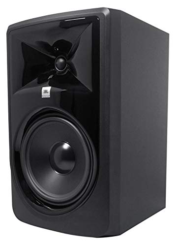 JBL Professional 308P MkII 8-Inch, 2-Way, Powered, Active Monitor Speaker for Near Field Music Production, Studio Monitor, Desktop Computer, Hi-Fi Audio. Sold individually, Black - style: 308P single