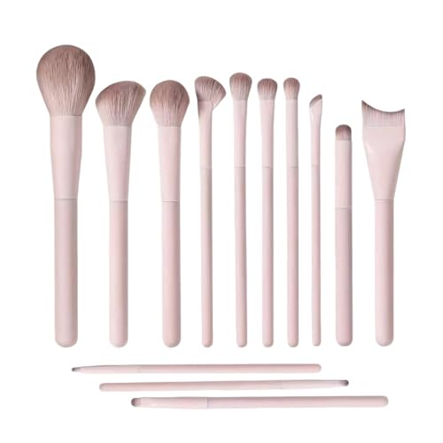 Makeup Brush Set 13 Pcs Professional-Complete Kit with Foundation,Eyeshadow,Blush&Lip Brushes-Soft Synthetic Bristles for Women&Beginners A - color: A