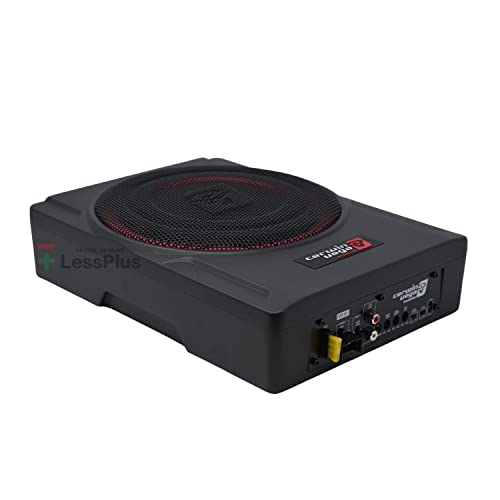 Cerwin Vega VR10 10" 200W RMS 2 Ohm Car Audio Subwoofer with Built-in Amplifier Compact Powered Enhanced Bass Remote Bass Knob and Advanced Audio Control - size: VR10