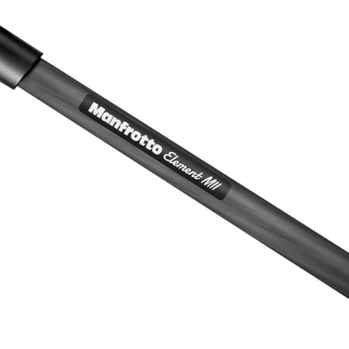 Manfrotto Element MII Mobile Bluetooth MKELMII4BMB-BH, Lightweight Aluminium Travel Tripod, with Carry Bag, Arca-Compatible Ball Head, Load up 8kg, for DSLRs, CSCs, Compact Cameras and Smartphones - style: 4 Sections Alu Mobile