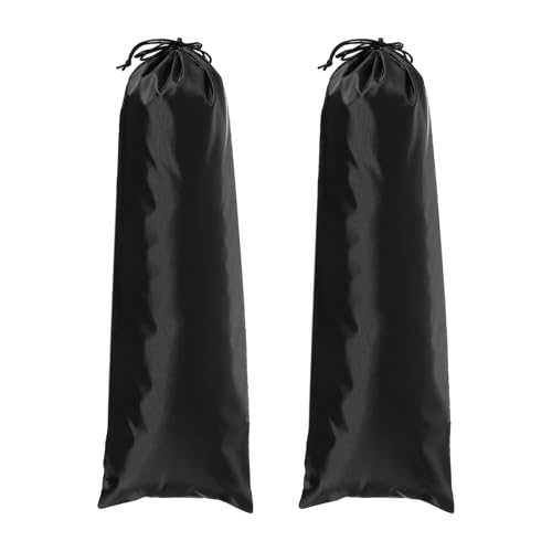 Tripod Case Bag, Nylon Tripod Storage Bag, Long Foldable Monopod Compact Carrying Organizer Pouch- Fitting for (Monopod/Light Stand/Umbrella/Travel) 24 x 8 In & 2 Pack & Black - size: 24 x 8 In