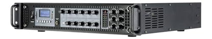Rockville RCS2-320-6 320W 6-Zone Stereo/Mono Commercial 70V Amplifier, Bluetooth, USB/SD, Optical Input, Perfect for Restaurants, Schools, Offices, and Multi-Room Audio | 100V/70V/8 Ohm/4 Ohm, Rack Mount, USB/SD, 3 Mic Inputs, Optical Input, Chime, Zone V
