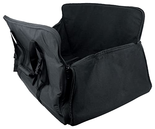 Rockville TB15 V2 Padded Speaker Bag Carry Case for 15" DJ PA Speakers | Stand Holder, Water Resistant, Dual YKK Zippers, Dual Handles, Interior Straps, Rugged, Thick Foam, Fits Most Brands, 5.3 lbs