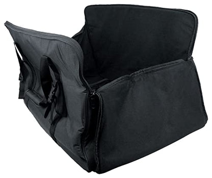 Rockville TB15 V2 Padded Speaker Bag Carry Case for 15" DJ PA Speakers | Stand Holder, Water Resistant, Dual YKK Zippers, Dual Handles, Interior Straps, Rugged, Thick Foam, Fits Most Brands, 5.3 lbs