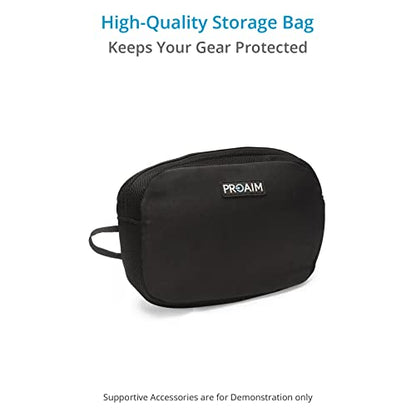 PROAIM Cube Universal Jacket for Field Audio Recorder Bags, 20kg / 44lb | Take the weight of a heavy audio bag off your shoulders — vest-style harness spreads 20kg across your body, padded straps