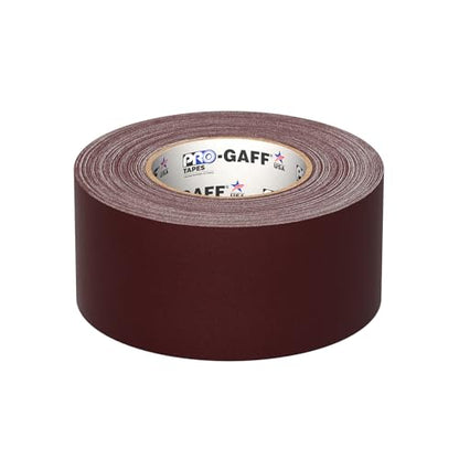 3" Pro Gaff Gaffers Tape 55 yards length burgundy matte. Premium Heavy-Duty Gaffers Tape trusted by professional Gaffers. Made in the USA. Holds Tight, Easy to remove. (Pack of 16) - color: Burgundy, size: 3 in x 1980 in