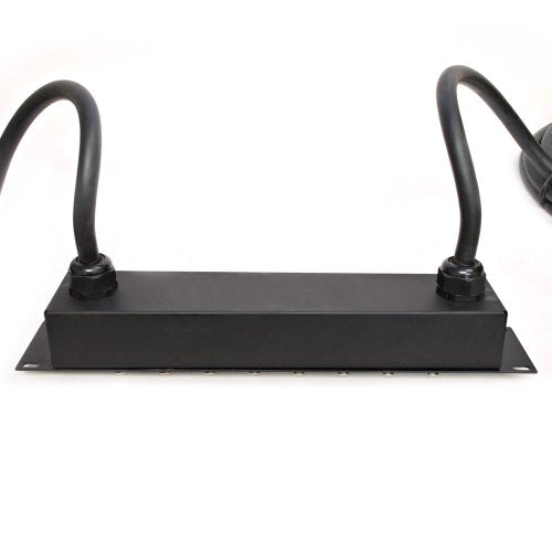 Seismic Audio - SARMSS-24x1515 - 24 Channel XLR TRS Combo Splitter Snake Cable - two 15' XLR trunks Rack Mount - size: 15 Foot x 15 Foot - 24 Channel