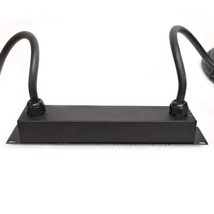 Seismic Audio - SARMSS-24x1515 - 24 Channel XLR TRS Combo Splitter Snake Cable - two 15' XLR trunks Rack Mount - size: 15 Foot x 15 Foot - 24 Channel