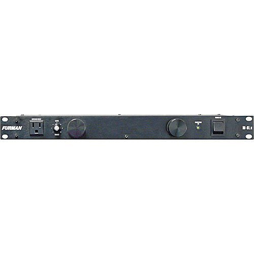 Furman M-8Lx Merit X Series 8 Outlet Power Conditioner & Surge Protector with Dual Rack Lights Plus (2) Hosa 18 Gauge Electrical Extension Cable