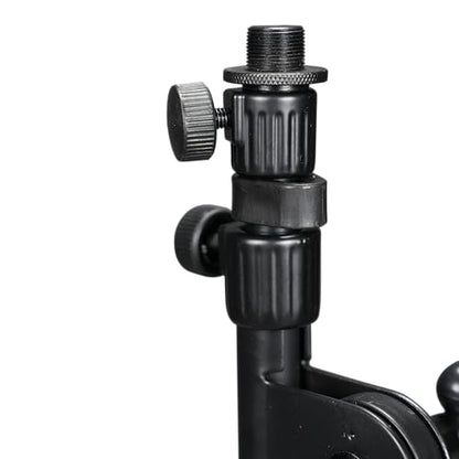 Gator Frameworks Rok-It Series Telescoping Tripod Mic Stand Adjustable with 32" to 62" Height and Extendable Boom Arm, Fully Collapsible for Convenient Travel (RI-MIC-1020) - style: Boom microphone stand with a telescoping boom arm