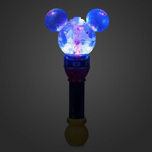 Disney Store Official Mickey Mouse Film Strip Light-Up Bubble Wand - Perfect for Kids & Fans, Authentic Design, Ideal for Outdoor Play & Parties, Durable & Safe for All Ages - style: Mickey Mouse (Film Strip)