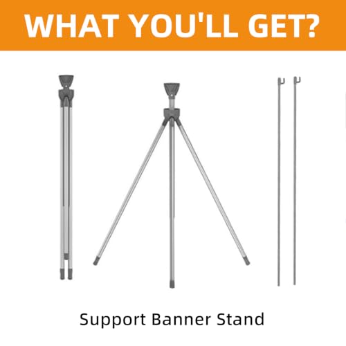 Custom Banner with X Stand for Business, 31.5" X 70.86" Banners and Signs customize with Carrying Bag, Outdoor and Indoor Display, Advertising, Portable Retractable Banner for Exhibitions & Events(Only Stand)