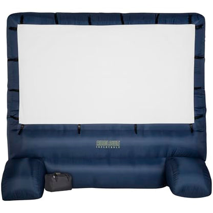 Gemmy 39127-32 Deluxe Outdoor Inflatable Movie Screen, 12-Inch Widescreen, Navy and White, 144"_Deluxe Airblown Movie Screen inflatable with storage bag (HD39127-32) - style: Outdoor Inflatable Deluxe Movie Screen
