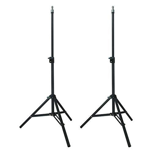 LINCO Lincostore Zenith 35 Inch Mini Light Stand Set of Two Photography Back Light Stands for Relfectors, Softboxes, Lights, Umbrellas, Backgrounds